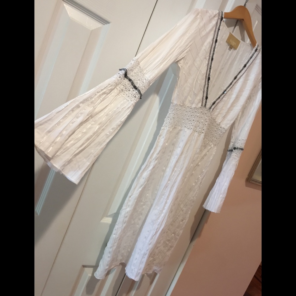 NWOT~Bo’em Plage~Boho Chic & Feminine Cotton Dress - Picture 3 of 8